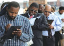 JOBLESS RATE FOR BLACK MEN CLIMBS AS JOB CREATION SLOWS